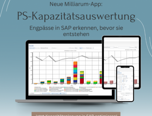 Produkt-Launch: Milliarum-App „PS-Kapazitätsauswertung“